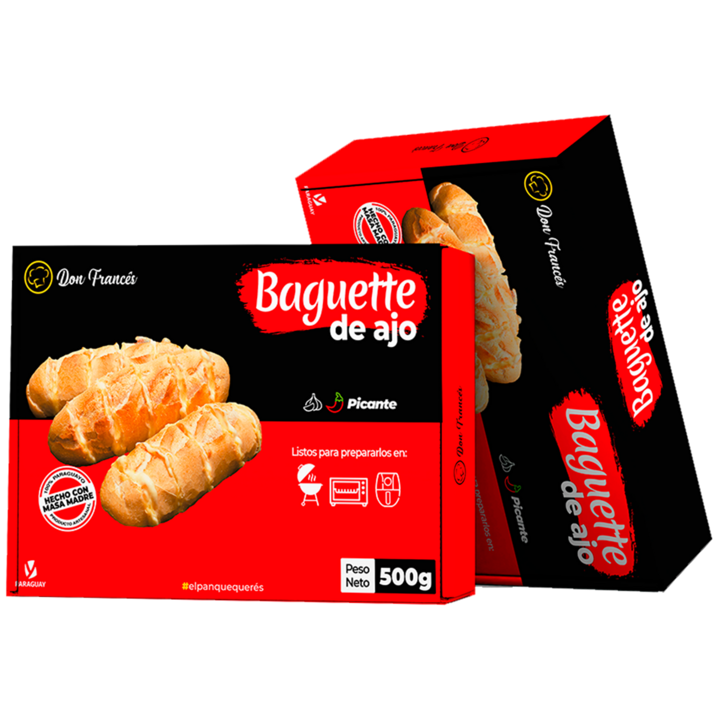 Baguette de ajo 500gr - Picante