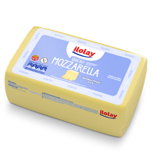 Queso mozzarella en barra