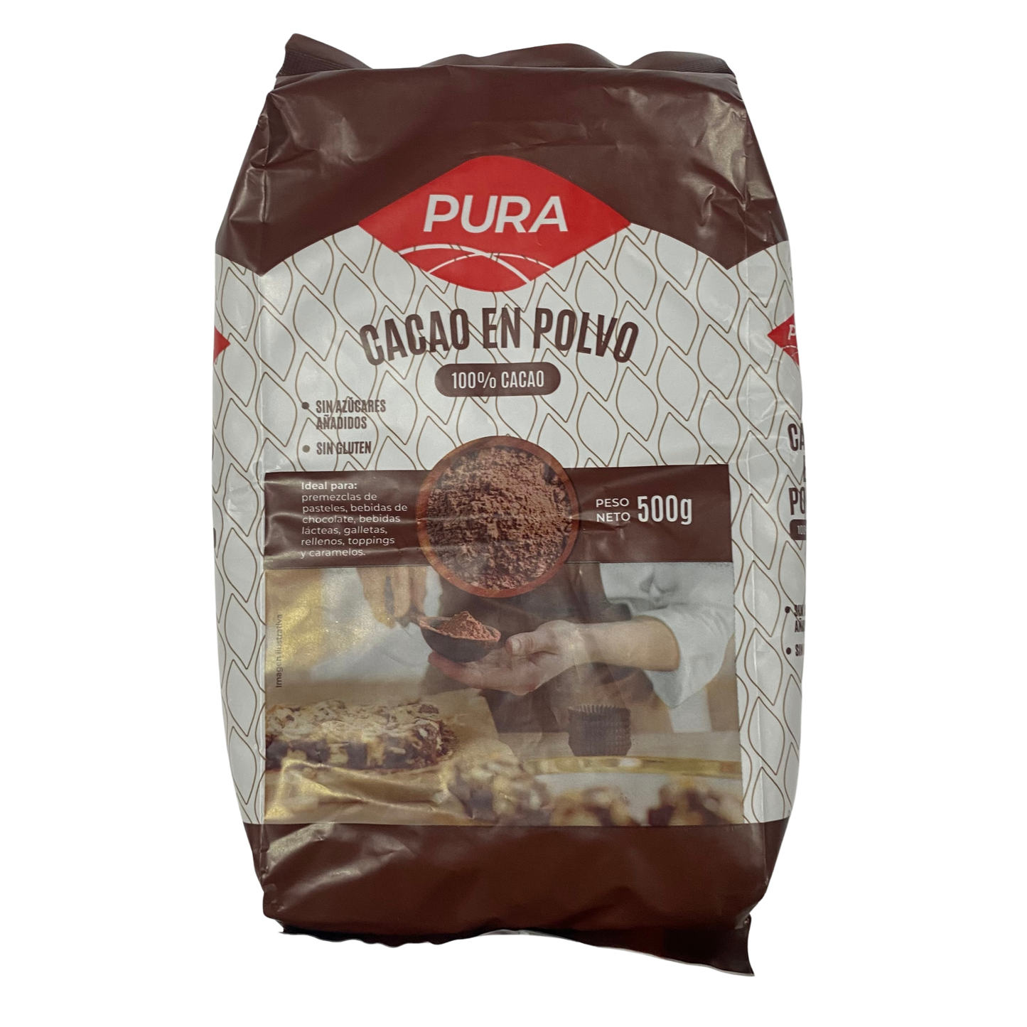 Cacao en Polvo 100% 500gr