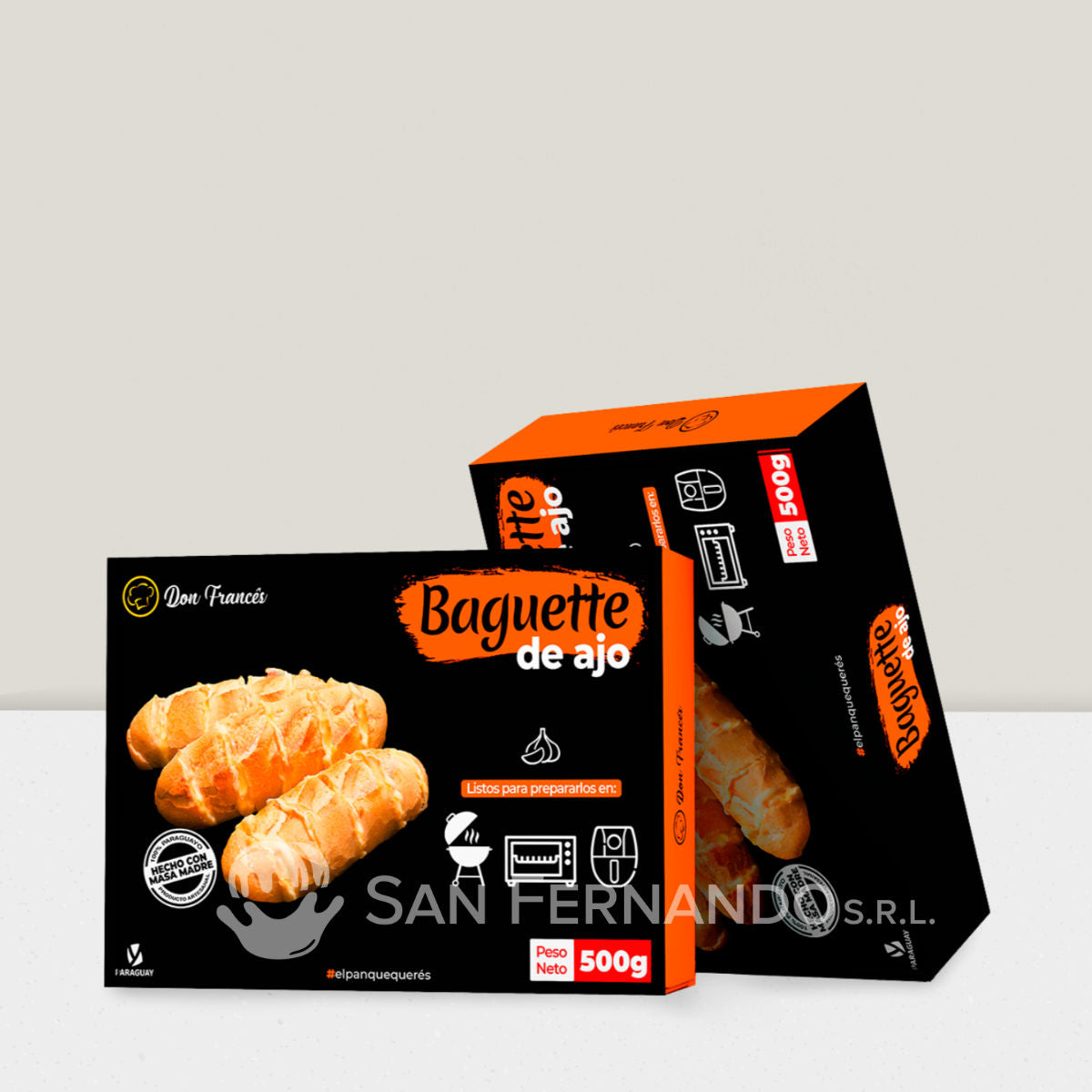 Baguette de ajo 500gr