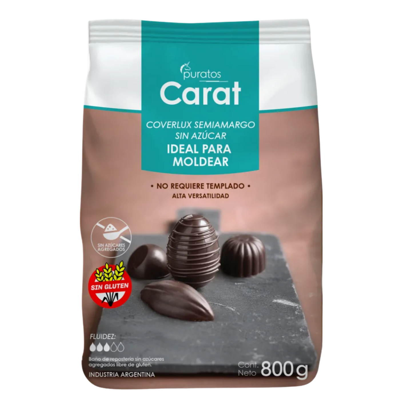 Chocolate sin Azucar 800 gr